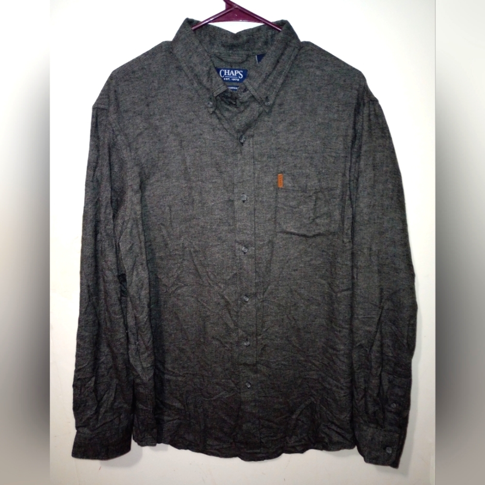 Men's 100% Cotton Chaps Performance Button Down Shirt